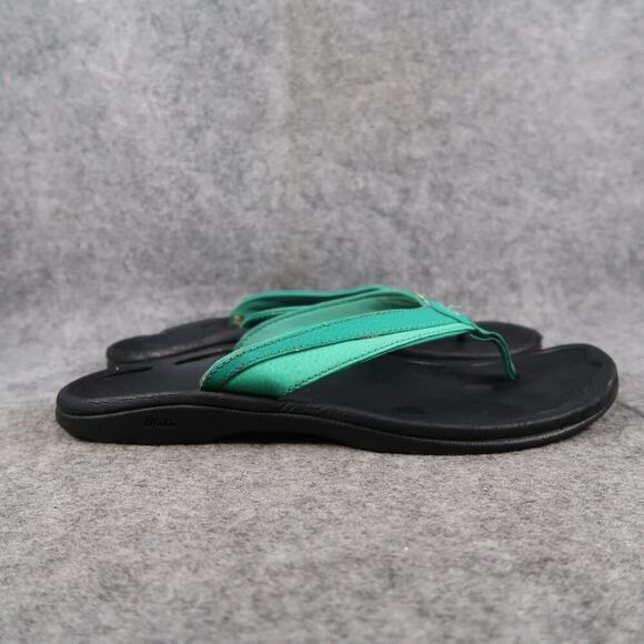 Olukai Shoes Womens 9 Sandals Flip Flop Casual Slip On Thong Active Comfort Surf - Picture 1 of 12